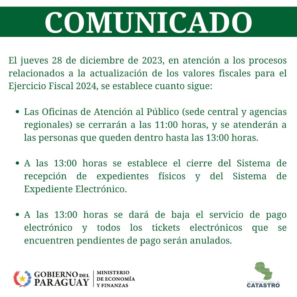 COMUNICADO 